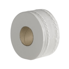 Janitorial Mini Jumbo Recycled Toilet Roll 2 Ply 150 Sheets 925641 F
