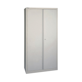 Jemini 2 Door Storage Cupboard Metal 950mm x 420mm x 1960mm Grey 123051 F