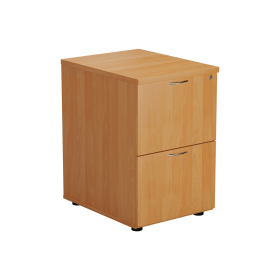 Jemini 2 Drawer Filing Cabinet 464mm x 600mm x 710mm Beech 574277 F