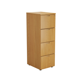 Jemini 4 Drawer Filing Cabinet 464mm x 600mm x 1365mm Nova Oak 574289 F