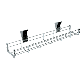 Jemini 800mm Wire Basket for 1000mm Desks Silver 795748 F