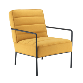 Jemini Atlas Reception Wire Frame Armchair 620mm x 880mm x 830mm Mustard 848286 F