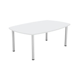 Jemini Boardroom Table 1800x1200x730mm White KF840189 533988 F