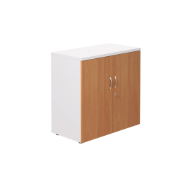 Jemini Cupboard 800mm x 450mm x 800mm White Beech 576544 F