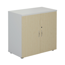 Jemini Cupboard 800x450x800mm White Maple KF822714 576547 F