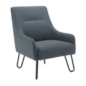 Jemini Daveen Reception Wire Frame Armchair 650mm x 800mm x 860mm Grey 848288 F