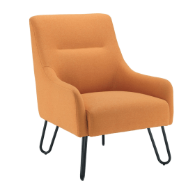 Jemini Daveen Reception Wire Frame Armchair 650mm x 800mm x 860mm Mustard 848289 F