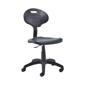 Jemini Factory Chair 570mm x 280mm x 610mm Polyurethane Black 125486 F