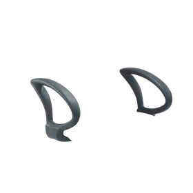 Jemini Fixed Loop Arms for use with Sheaf Chairs Black 2 Pack 103596 F