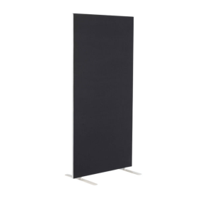 Jemini Floor Standing Screen 1200mm x 25mm x 1800mm Black KF90493 F