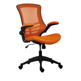 Jemini Jaya Operator Chair 680mm x 670mm x 970 1070mm Orange 848333 F