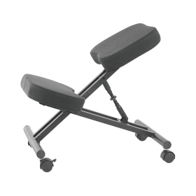 Jemini Kneeling Chair Black 800mm x 200mm x 480mm 493719 F