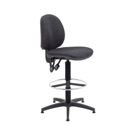 Jemini Medium Back Operator Chair Fixed D Kit Charcoal 816164 F