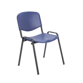 Jemini Multipurpose Stacking Chair 610mm x 535mm x 780mm Polypropylene Blue 279714 F