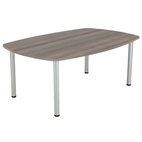 Jemini One Fraction Plus Boardroom Table 1800x1200x730mm Grey Oak KF822581 808331 F