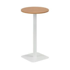 Jemini Origin Round Coffee Table 600mm x 1105mm Nova Oak White 896579 F