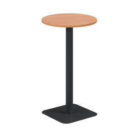 Jemini Origin Round Coffee Table 600mm x 1145mm Beech Black 894171 F