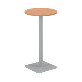 Jemini Origin Round Coffee Table 600mm x 1145mm Beech Silver 894166 F