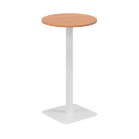 Jemini Origin Round Coffee Table 600mm x 1145mm Beech White 894161 F