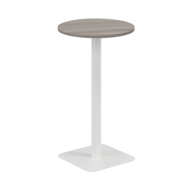 Jemini Origin Round Coffee Table 600mm x 1145mm Grey Oak White 894159 F