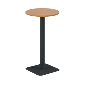 Jemini Origin Round Coffee Table 600mm x 1145mm Nova Oak Black 894168 F