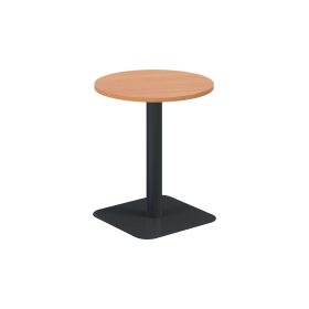 Jemini Origin Round Coffee Table 600mm x 725mm Beech Black 894128 F