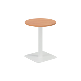 Jemini Origin Round Coffee Table 600mm x 725mm Beech White 894110 F