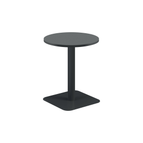 Jemini Origin Round Coffee Table 600mm x 725mm Black Black 894127 F