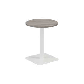 Jemini Origin Round Coffee Table 600mm x 725mm Grey Oak White 894108 F