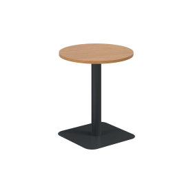 Jemini Origin Round Coffee Table 600mm x 725mm Nova Oak Black 894125 F