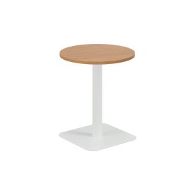 Jemini Origin Round Coffee Table 600mm x 725mm Nova Oak White 894107 F