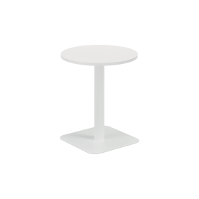 Jemini Origin Round Coffee Table 600mm x 725mm White White 894106 F