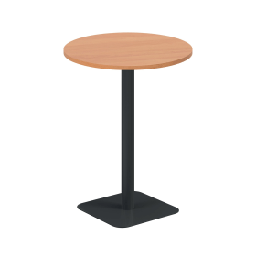 Jemini Origin Round Coffee Table 800mm x 1145mm Beech Black 894003 F