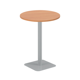 Jemini Origin Round Coffee Table 800mm x 1145mm Beech Silver 893998 F