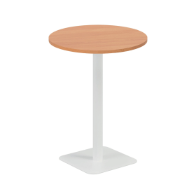 Jemini Origin Round Coffee Table 800mm x 1145mm Beech White 893993 F