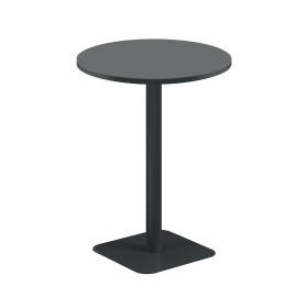 Jemini Origin Round Coffee Table 800mm x 1145mm Black Black 894002 F