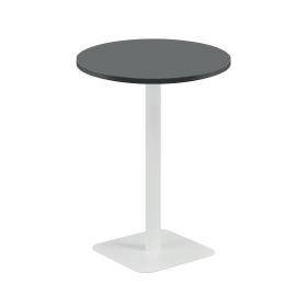 Jemini Origin Round Coffee Table 800mm x 1145mm Black White 893999 F