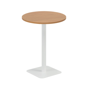 Jemini Origin Round Coffee Table 800mm x 1145mm Nova Oak White 893990 F