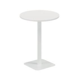 Jemini Origin Round Coffee Table 800mm x 1145mm White White 893989 F