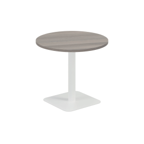 Jemini Origin Round Coffee Table 800mm x 725mm Grey Oak White 894103 F