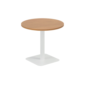 Jemini Origin Round Coffee Table 800mm x 725mm Nova Oak White 894102 F