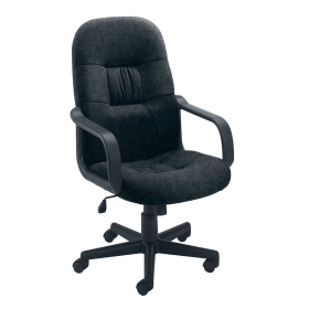 Jemini Ouse High Back Executive Chair 610mm x 725mm x 320mm Charcoal 110044 F
