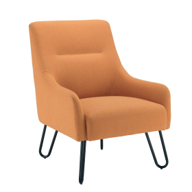 Jemini Reception Armchair Hairpin Leg Mustard 542527 F