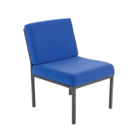 Jemini Reception Chair 520mm x 670mm x 800mm Blue 134045 F