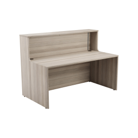 Jemini Reception Unit 1400x800x740mm Grey Oak KF818207 577720 F