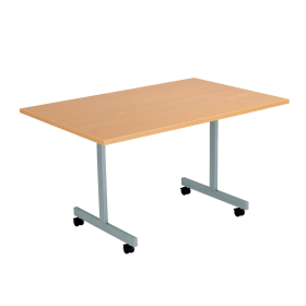 Jemini Rectangular Mobile Tilt Table 1200mm x 700mm x 720mm Beech 808334 F