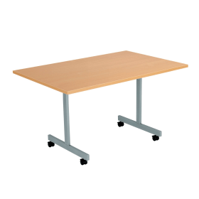 Jemini Rectangular Mobile Tilt Table 1200mm x 800mm x 720mm Beech 808335 F