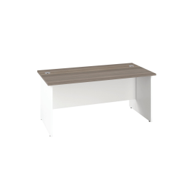 Jemini Rectangular Panel End Desk 1400mm x 800mm x 730mm Grey Oak 577203 F