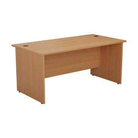 Jemini Rectangular Panel End Desk 1800mm x 800mm x 730mm Beech 574414 F
