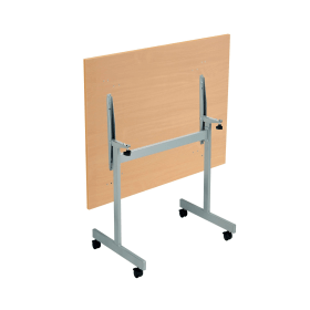 Jemini Rectangular Tilt Table 1200mm x 800mm x 720mm Beech Silver 577441 F